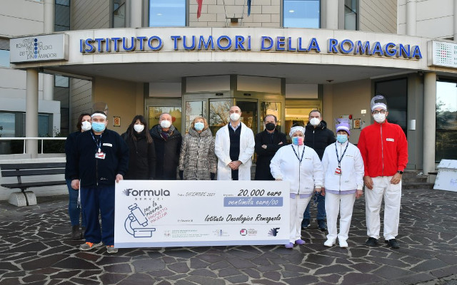 Formula Servizi dona ventimila euro all’Istituto Oncologico Romagnolo
