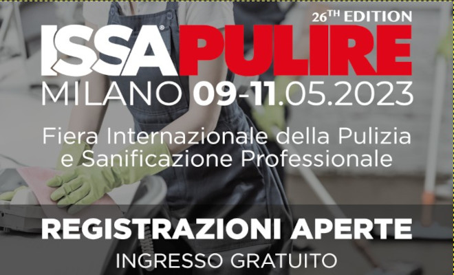 Issa pulire 2023 apre le registrazioni per i visitatori