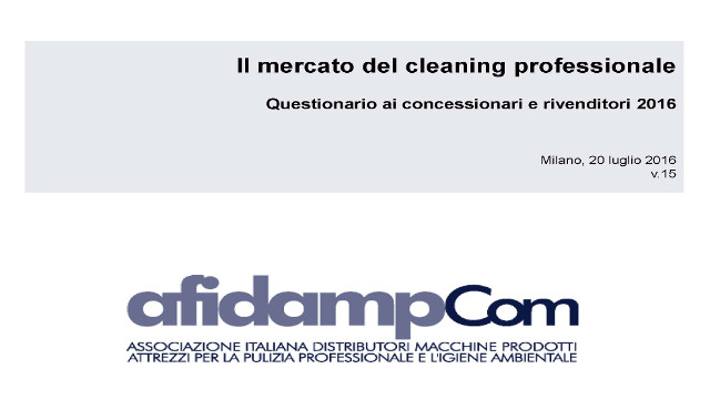 Indagine AfidampCOM sul mercato della distribuzione nel professional cleaning